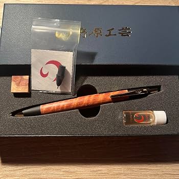 【本店限定・希少新型】野原工芸 ボールペン（本花梨虎杢） 本店限定・希少新型】野原工芸 ボールペン（本花梨虎杢） 筆記具